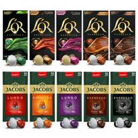 Kapsułki Jacobs L'OR do Nespresso(r)* mix rodzajów, 90+10 kaw GRATIS!