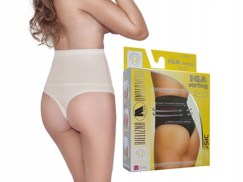 MITEX IGA STRINGI WYSZCZUPLAJĄCE BEŻOWE XL na Arena.pl