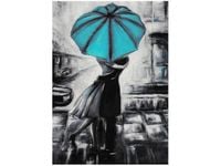 50X70CM ZAKOCHANI TURKUS OBRAZ PION ŚCIAN