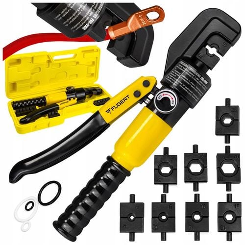 ZACISKARKA DO TULEJEK PRASKA DO KABLI SZEŚCIOKĄTNA HYDRAULICZNA + na Arena.pl