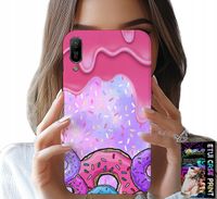ETUI DO HUAWEI Y6 2019 - SŁODKIE DONUTY Z LUKREM W TLE + SZKŁO