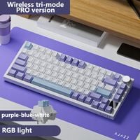 Klawiatura mechaniczna Ajazz AK820 Pro Flying Fish Switch Biało-Fioletowa
