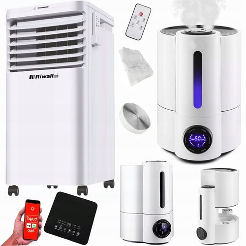 KLIMATYZATOR KLIMA PRZENOŚNY MOCNY MOBILNY 2,6kW +NAWILŻACZ ULTRADZIWIĘKOWY na Arena.pl