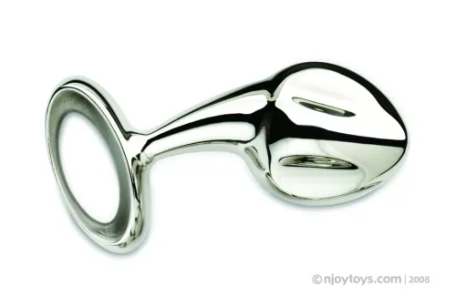 njoy pure plug 2.0 stalowy duży model z uchwytem 8,9 cm na Arena.pl