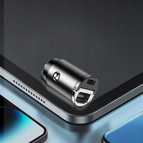 Mała szybka ładowarka samochodowa POLION USB-A USB-C 35W QC3.0 PD 3A na Arena.pl