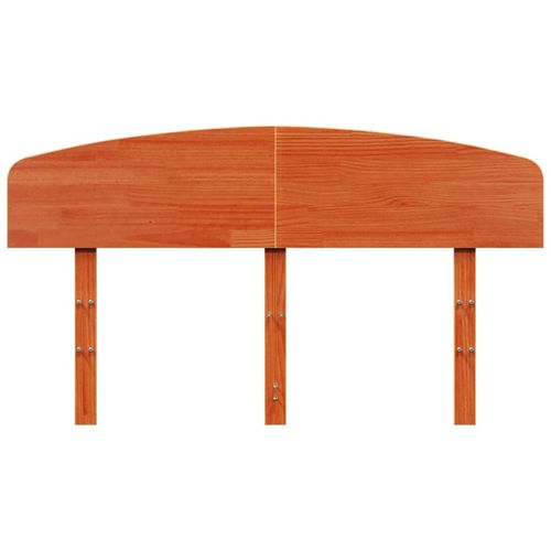 Wezgłowie do łóżka, woskowy brąz, 140 cm, lite drewno sosnowe na Arena.pl