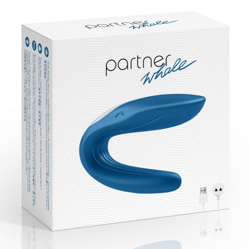 Wibrator niebieski-  Partner - Whale Couples Massager na Arena.pl