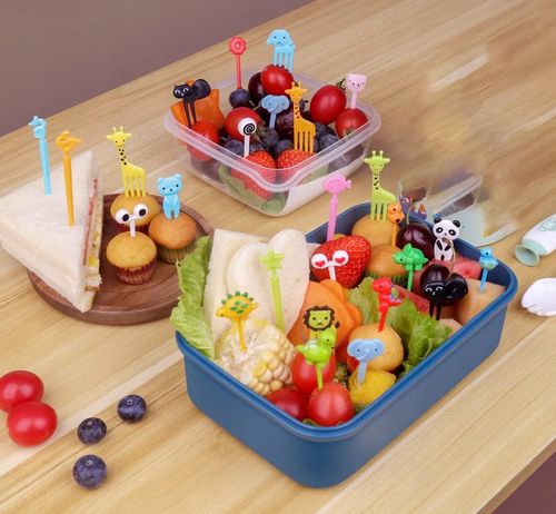 WIDELCZYKI DO PRZEKĄSEK DLA DZIECI WIDELCE DO OWOCÓW ŻYWNOŚCI WIDELCE 90SZT na Arena.pl