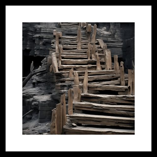 Plakat 20x20cm Schody do Nieznanego na Arena.pl