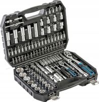 HOGERT ZESTAW NARZĘDZIOWY 112 SZT., CRV GRZECHOTKI 1/4″ I 1/2 HT1R232
