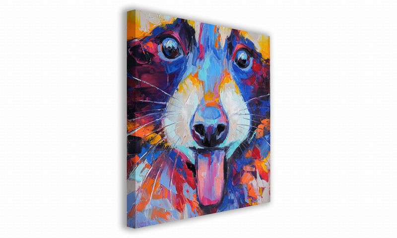 OBRAZ NA PŁÓTNIE 099 Szop 30x30cm zdjęcie 1