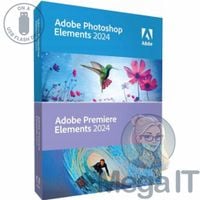 Photoshop & Premiere Elements 2025 - Licecja Wieczysta (LifeTime) - Windows - Edukacyjna - BOX (USB)