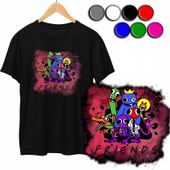 KOSZULKA DZIECIĘCA T-SHIRT Z NADRUKIEM - RAINBOW FRIENDS KOLOR - XXXS 86-92