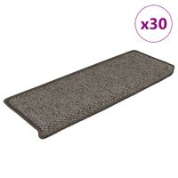 Maty na schody samoprzylepne Sisal-Look 30 szt. 65x21x4 cm