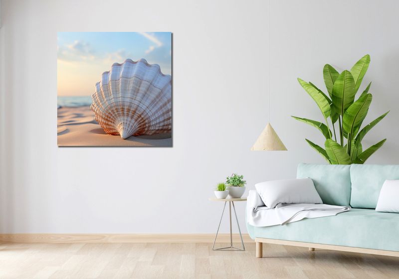 Obraz 90x90cm Echo Morza zdjęcie 2