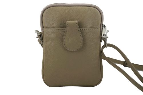 Skórzane etui na telefon - Beżowe na Arena.pl