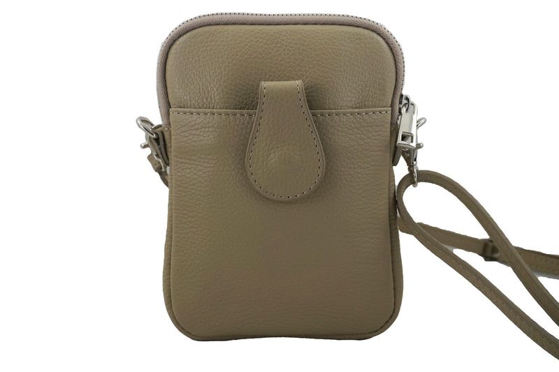 Skórzane etui na telefon - Beżowe zdjęcie 2