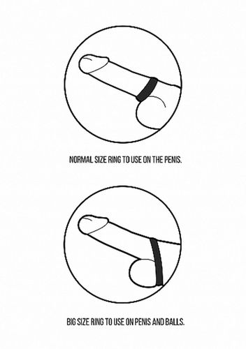 No. 86 - Cock Ring Set - Black na Arena.pl