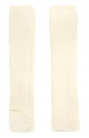 Rękawiczki Damskie Młodzieżowe Mitenki Bez Palców Długie Miękkie Casualowe