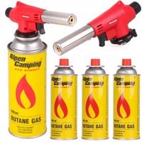 PALNIK GAZOWY ALPEN CAMPING VULCANO MARKOWY + 4 x GAZ ALPEN CAMPING