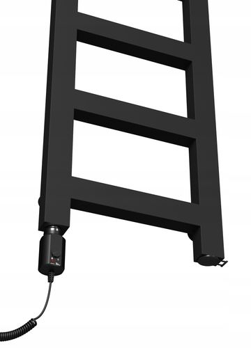 Grzejnik elektryczny LUCY 770x250 CZARNY MAT na Arena.pl