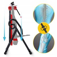 ŁAWKA TRENINGOWA INWERSYJNA ŁAWECZKA GRAWITACYJNA DO ĆWICZEŃ REGULOWANA