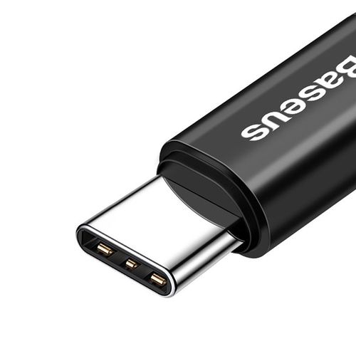 Kabel sprężynowy USB-C Baseus Spring 1m 2A (czarny) na Arena.pl