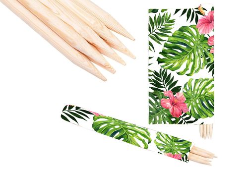 PARAWAN PLAŻOWY Różowe kwiaty z indywidualnym napisem 4 PANELE 75.4 na Arena.pl