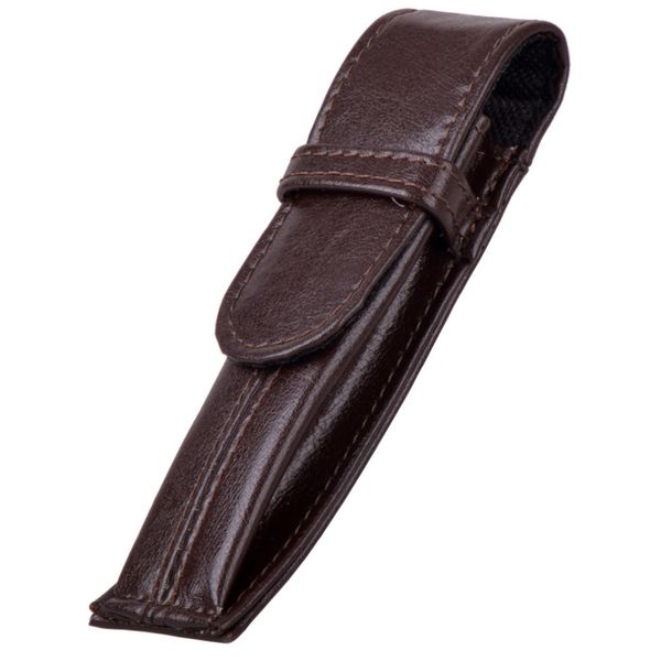 Piórnik skórzany 064K Brąz KEMER zdjęcie 1