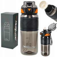 BUTELKA NA WODĘ BIDON SPORTOWY SZCZELNY WIELORAZOWY MIARKA Z TRITANU