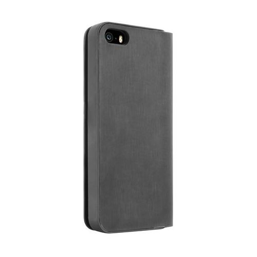 PURO Wallet Case - Etui iPhone SE / iPhone 5s / iPhone 5 (czarny) na Arena.pl