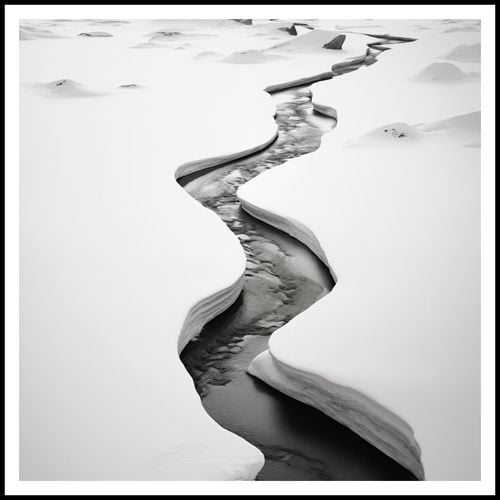 Plakat 100x100cm Szczeliny Mrozu na Arena.pl