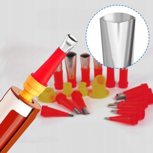 Końcówki do Silikonu Silikonowania Dysza Wyciskacz Aplikator Tubowy 32 na Arena.pl