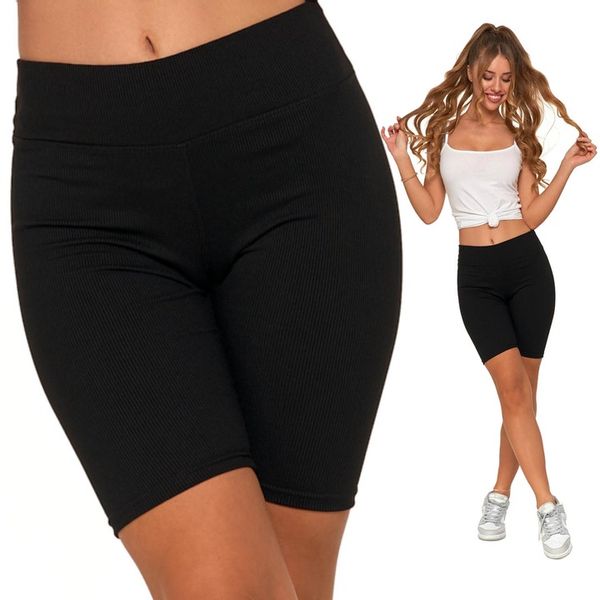 MORAJ Legginsy Kolarki Damskie w Prążek Wysoki Stan rozm. L/XL zdjęcie 1