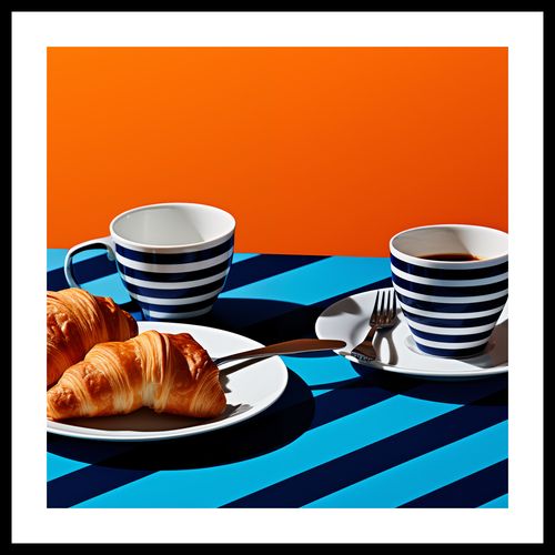 Plakat 60x60cm Croissanty na Arena.pl