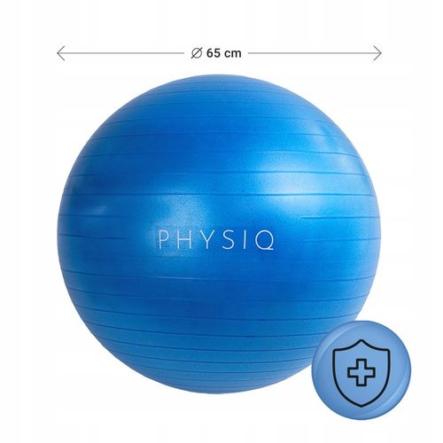 PIŁKA GIMNASTYCZNA DO SIEDZENIA ĆWICZEŃ FITNESS REHABILITACYJNA 65cm na Arena.pl