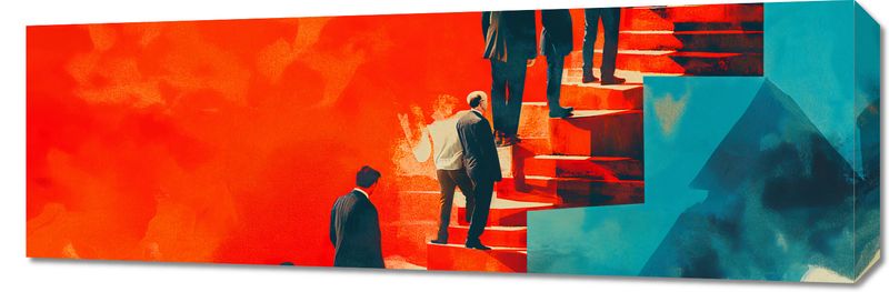 Obraz 90x30cm Metafory Sukcesu zdjęcie 1