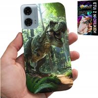 ETUI DO MOTOROLA G34 5G - DINO DINOZAUR TYRANOZAUR CASE + FOLIA