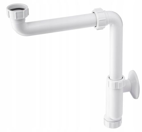 SYFON UMYWALKOWY ODPŁYW PRZYŚCIENNY OSZCZĘDZAJĄCY MIEJSCE SOLIDNY MCALPINE na Arena.pl