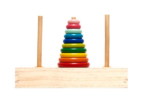 Piramida Drewniana Z Podstawą Wieża Sorter na Arena.pl