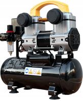 KOMPRESOR bezolejowy 6L sprężarka powietrza cichy 2 tłoki Wiking Polska