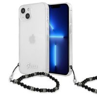guess guhcp13skpsbk iphone 13 mini 5,4transparent hardcase black pearl