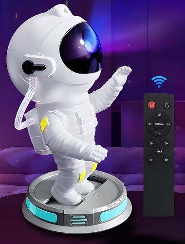 PROJEKTOR GWIAZD LAMPKA NOCNA LED RZUTNIK NIEBA ASTRONAUTA GENERACJA 3.0 na Arena.pl