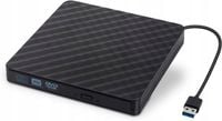 Zewnętrzny Napęd Nagrywarka DVD USB 3.0 Czarny Ultra Thin