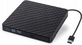 Zewnętrzny Napęd Nagrywarka DVD USB 3.0 Czarny Ultra Thin