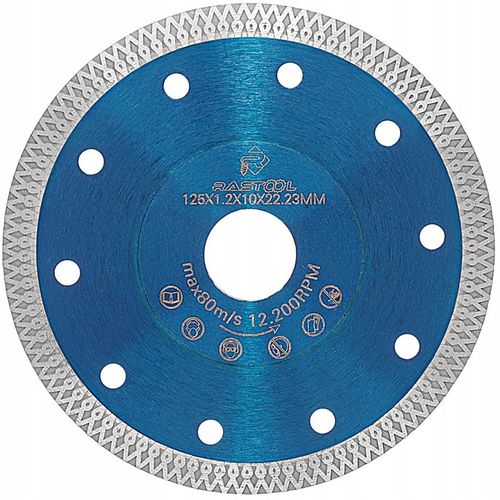 TARCZA DIAMENTOWA DO CIĘCIA GRESU PŁYTEK CERAMIKI SPIEKU 125MM JAKOŚĆ PRO na Arena.pl