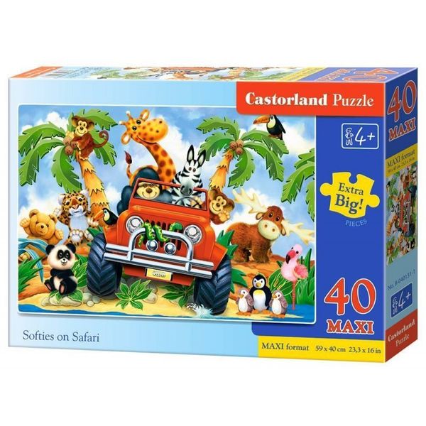 Puzzle 40 el.maxi softies saf. zdjęcie 1
