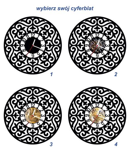 ZEGAR ŚCIENNY RETRO 58cm XXL 94.11 na Arena.pl