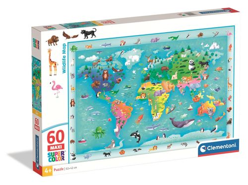 ND01_247878 CLE puzzle 60 maxi SuperKolor Wildlif na Arena.pl