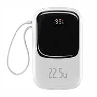 BASEUS POWERBANK SZYBKIE ŁADOWANIE 20000mAh 22,5W QC/PD/SCP/FCP KABEL USB-C